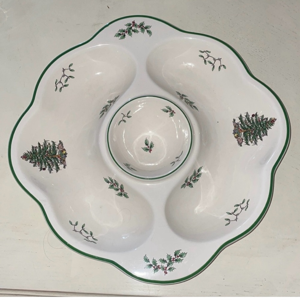 Christmas dip tray by Spode